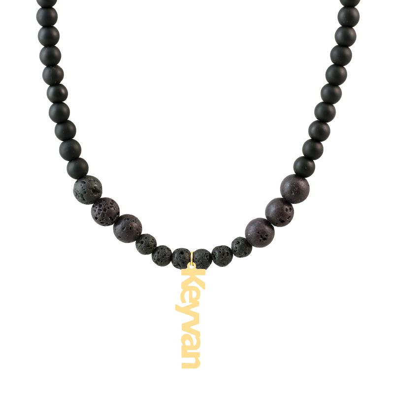 گردنبند طلا 18 عیار مردانه گالری آمانژ مدل کیوان کد d12066
